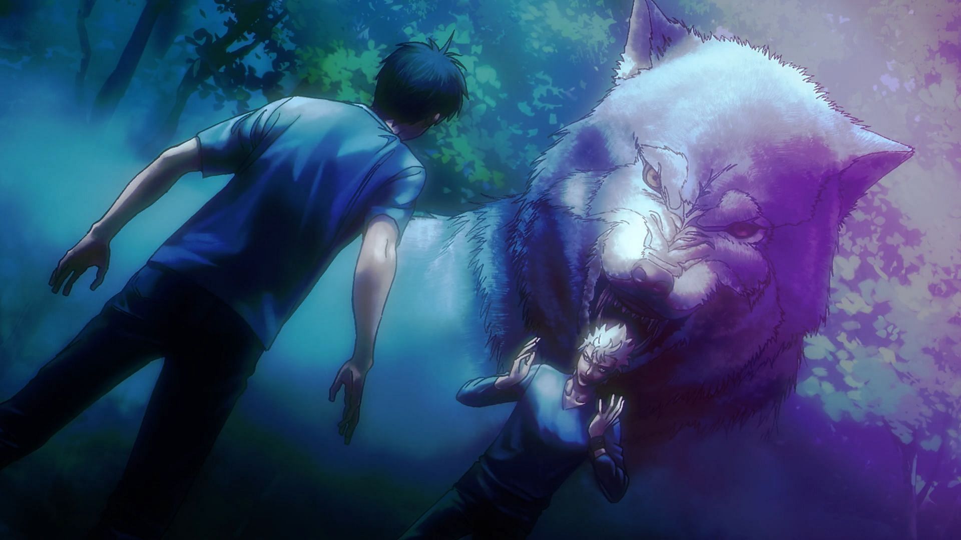 Witch Watch episode 12 will start off with the fight between Morihito and Wolf (Image via Bibury Animation)